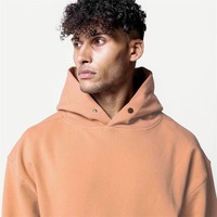 345 GSM forro polar transpirable Casual peso pesado de talla grande pulóver sudaderas con capucha pantalones de chándal conjunto de invierno