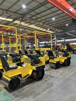 Mini compacteur vibrant à exportation directe d'usine de rouleau de route de 800KG 1 tonne pour le compactage de sol d'asphalte