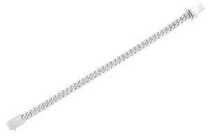 Pulsera de eslabones cubanos cultivados en laboratorio para hombre, pulsera de cadena cubana de alta calidad, estilo clásico cubano - Product Image 4