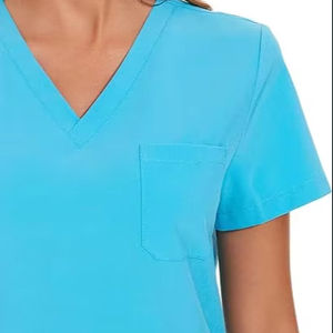 ชุดสครับแพทย์แฟชั่นคุณภาพสูง ผ้าฝ้าย 100% สำหรับทุกเพศ พร้อมบริการตรวจจับเข็ม  OEM/ODM  ปรับแต่งได้ตามต้องการ สำหรับโรงพยาบาล - Product Image 1