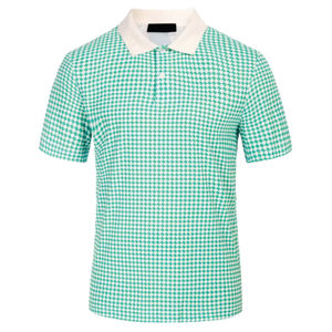 T-shirt à manches courtes pour homme en polyester/coton, best-seller, personnalisable avec broderie, respirant, jersey uni, motif noir, terre - Product Image 1