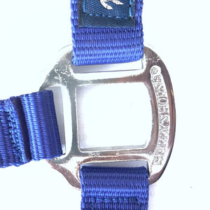 Licol de cheval en nylon de qualité supérieure pour une conduite confortable, licol d'équitation en nylon réglable avec mors et rênes - Product Image 3