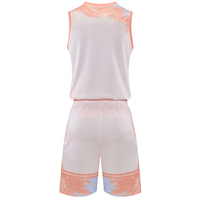 Servicio OEM, Uniforme de Baloncesto con Logotipo Personalizado, Venta Caliente de Verano, MOQ Bajo, Transpirable, Antibacteriano, 100% Poliéster