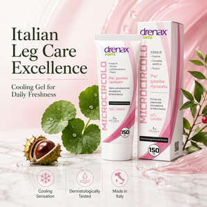 Gel pour les jambes Drenax Forte Microcirculation 150 ml Tube en plastique |   Cosmétique |   Jambes lourdes |   Aescin Centella Asiatica Butcher's Broom | - Product Image 3