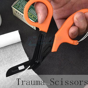 Ciseaux en tissu de bandage 5.5 pouces ciseaux utilitaires d'infirmière utilisation chirurgicale instruments chirurgicaux médicaux - Product Image 2