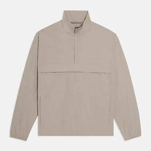 2025 Outdoor Pullover Half-<b>zip</b> <b>With</b> <b>Pocket</b> Windbreaker Jacket for <b>Men</b> Customized Material Polyester Nylon Breathable Jackets - Product Image 5