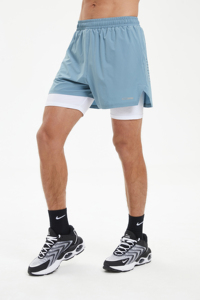 2025 Men's Sporty Workout <b>Shorts</b> Solid Quick Dry Lightweight Casual Loose with Pockets <b>Towel</b> Loop Waterproof - Product Image 4