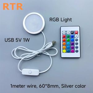 Lámpara LED RGB Ultrafina de Superficie con USB y Control Remoto, Circular, para Impresora 3D, Kit de Iluminación para Bambu Lab 001 - Product Image 1