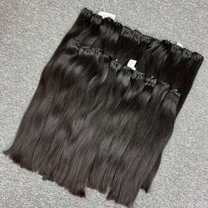 Extensions de cheveux humains naturels vietnamiens bruts et lisses, couleur naturelle, style luxueux, haute qualité, vente en gros - Product Image 5