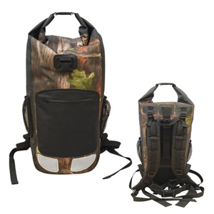 Sac à dos sec portable pour la plage de kayak ou les voyages en plein air avec fermeture étanche et tissu en nylon enduit de TPU - Product Image 1