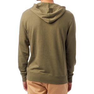 ขายส่งปุ่มปิดคอออกแบบเสื้อสเวตเตอร์ที่มีคุณภาพสูงว่างเปล่าHoodieผู้ชายSlim Hoodies - Product Image 2