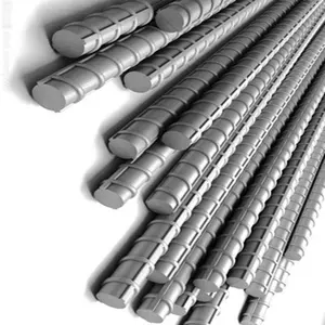 Toptan inşaat demiri ASTM A615 Gr40 Gr60 sıcak haddelenmiş nervürlü çelik çubuk çelik çubuk donatı inşaat için çelik tel çubuk bobinleri