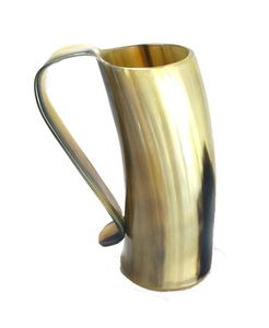 High Quality Viking Wine Horn <b>Mug</b> Uniquely Designed Carved Drinking Horn <b>Mug</b> for Wedding 200ml/14oz Capacity for <b>Christmas</b> Decor - Product Image 6