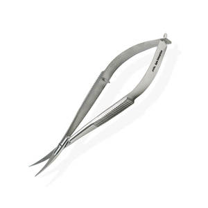 Tijeras Microquirúrgicas Curvas de Precisión Castroviejo, Certificadas CE, para Procedimientos Oftálmicos y Delicados - Product Image 6