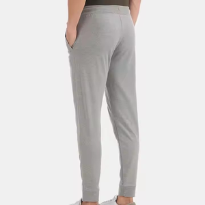 Pantalon de survêtement évasé droit double taille unisexe pour hommes pantalon ample pantalon de survêtement à jambe large vierge 100% coton éponge française - Product Image 5