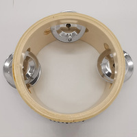 Handmade Sheepskin Tambourine Drum Set Adjustable 8-Pad 4-10 Inch Handheld Traditional Musical Instrument Professional for