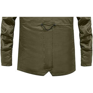 Wholesale Custom Men's Stand Collar Winter <b>Waterproof</b> <b>Padded</b> Bubble <b>Jacket</b> Quilted Outdoor Custom Puffer <b>Jacket</b> Men with furr - Product Image 6