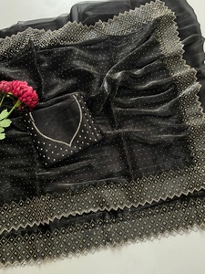 Full <b>Saree</b> Of Heavy quality Original Jimmu chu <b>saree</b> Full zarkhan & Diamond work done in <b>saree</b> - Product Image 3