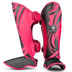 Espinilleras de Kickboxing OEM, Protectores de Piernas para Artes Marciales, Muay Thai y Boxeo, Duraderas para Entrenamiento - Product Image 2