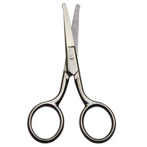 Ciseaux à sourcils professionnels en acier inoxydable au meilleur prix, avec poignée confortable, outil de soin de beauté pour le nez et le visage - Product Image 4