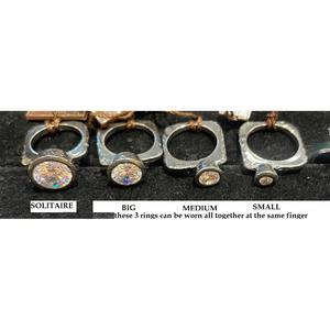 แหวนทำมือสำหรับผู้หญิง ผลิตในอิตาลี ประดับด้วยหิน - Product Image 5