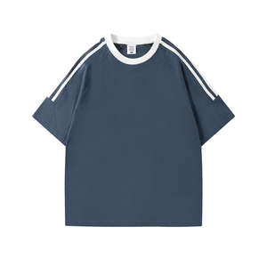 Camisetas de algodón 100% en blanco liso de alta calidad para hombre, camiseta para hombre, camiseta personalizada con serigrafía de sublimación DTG - Product Image 4