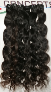 Extensions de cheveux humains 100% vierges bruts non traités, ondulés, couleur noir naturel, sans perte, provenant du Vietnam et de l'Inde - Product Image 5