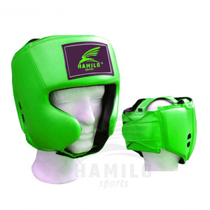 Protector de cabeza de boxeo hecho en Pakistán/casco de boxeo Juvenil/protector de cabeza de boxeo y Karate Protector de seguridad - Product Image 1