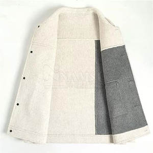 Long Sleeves <b>Slim</b> <b>Fit</b> <b>Men</b> Wool <b>Jackets</b> Winter Wear Breathable Light Weight <b>Men</b> Wool <b>Jackets</b> - Product Image 3