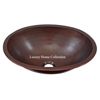 Évier de cuisine personnalisable en métal de grande forme avec robinet en laiton finition antique évier d'utilisation de vanités décoratives à bas prix