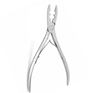 Pince de retrait d'extensions de cheveux à micro-anneaux en acier inoxydable de haute qualité avec 2 trous - Product Image 1