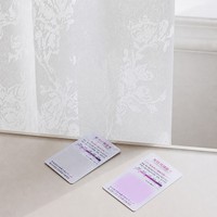 Tissu de rideau transparent moderne à motif floral style campagnard américain, en polyester ajouré semi-occultant et filtrant la lumière, pour salon et bureau