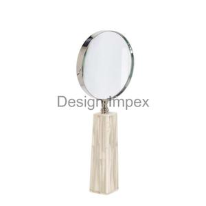 แว่นขยายขอบเงินสำหรับตกแต่งบ้านสำนักงานทำจากโลหะมีลายพิมพ์โลโก้ตามสั่งผลิตในประเทศอินเดีย - Product Image 6