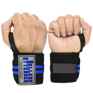 Poignets élastiques de haute qualité pour sport haltérophilie entraînement Logo personnalisé puissance levage Gym crochet gros Fitness sécurité - Product Image 6