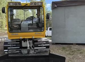 Machine à neige à chenilles de gros pour l'industrie, avec moteur et transmission, haute performance de compression de la neige - Product Image 5