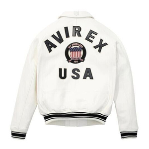 Venta caliente de Super calidad al por mayor personalizado clásico cuero de vaca genuino Avirex chaqueta - Product Image 4