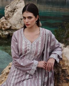 AJM Trade House 5573 Diseñador Étnico Paquistaní Mujeres Salwar Trajes Formal Seda Pesada Georgette para Fiestas - Product Image 1