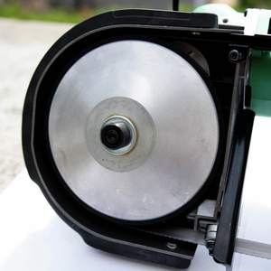 Sierra de cinta inalámbrica de gran capacidad con velocidad variable, alimentada por batería, para cortar metal y madera, para uso industrial y bricolaje, certificada GS - Product Image 1