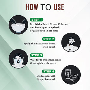 Nisha, de larga duración, sin amoníaco, sin parabenos, color de cabello, Marrón natural, aplicación rápida de 10 minutos con cobertura gris, sin manchas - Product Image 3