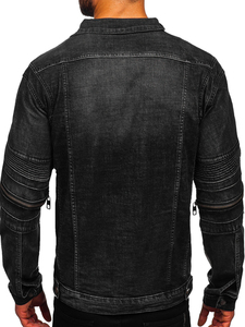 Distressed Denim <b>Jacket</b> Fashion Casual Jeans Coat Custom Design Private Label OEM Production for Clothing Brands Worldwide - Product Image 2