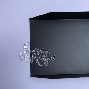 Topacio blanco Natural de 2mm y 3mm, corte ovalado, venta al por mayor, piedras preciosas calibradas para fabricación de joyas, calidad AAA, tienda semipreciosa fina DIY - Product Image 1