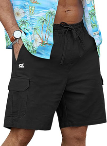 Men's High Street Fitness Shorts New Style Solid <b>Canvas</b> <b>Plain</b> Dyed Lightweight Quick Dry 100% Cotton - Product Image 3