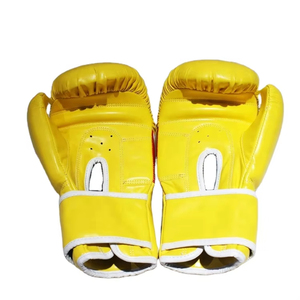 Gants de boxe en cuir PU, coupe-vent, imperméables, de taille professionnelle, personnalisables, top des ventes de Muay Thai Kick Fighting - Product Image 2