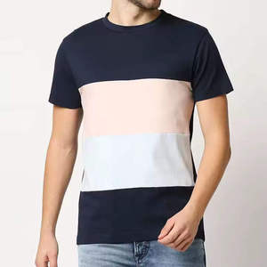 T-shirt d'été pour homme 100% coton, couleur unie, coupe longue, streetwear décontracté, léger, vente en gros, design vierge, fabricant - Product Image 2
