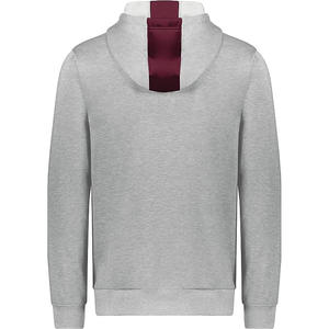 Venta al por mayor personalizada con cremallera ropa de calle con cremallera doble cremallera Polar peso pesado Sudadera con capucha hombres sudaderas con capucha - Product Image 5