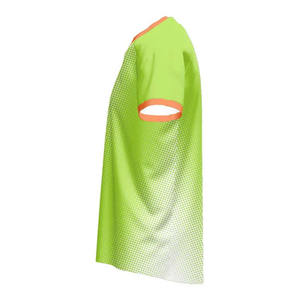 Maillot de football américain personnalisé sublimé, blanc et vert dégradé, manches courtes, pour l'entraînement d'équipe - Product Image 5