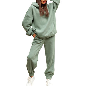 Ensemble pour femmes sur mesure en gros à vendre en vrac, manches longues pour femmes avec jogging - Product Image 3