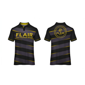 Gran oferta de algodón 100% para hombre, camiseta Polo personalizada de buena calidad, Color sólido, estilo informal, patrón, 180g, tela, peso frontal - Product Image 4