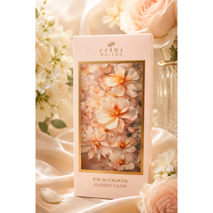 Varol Maison Jasmine Glow Colonia 200 ml, Eau de Cologne Floral Fresca con Aromas Amaderados, Fresa, Limón, Lavanda y Rosa, Spray Líquido - Product Image 1