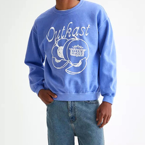 สเวตเชิ้ตสำหรับผู้ชายแบบสวมหัวคอตตอนผสมสเวตเชิ้ตระบายอากาศได้ดีและใส่สบาย - Product Image 2